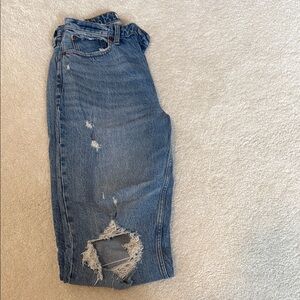 AF Women's Distressed Blue Jeans